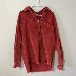 Red-Orange Brand New Shacket